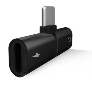 📦BOGO🔋 2 in 1 Charging and Headphone Port! Black